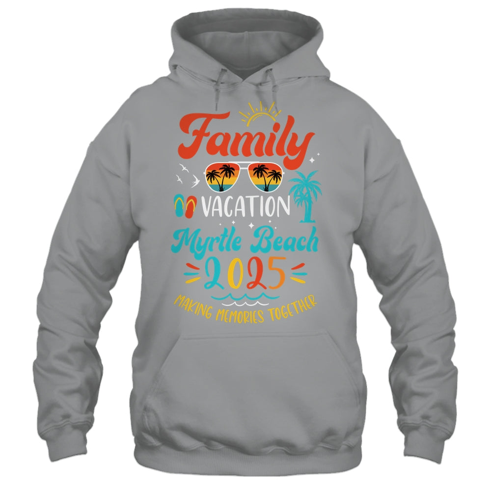 Family Vacation 2025 Myrtle Beach Matching Summer Vacation Shirt & Tank Top | siriusteestore