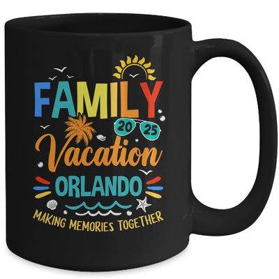 Family Vacation 2025 Orlando Making Memories Together Mug | siriusteestore