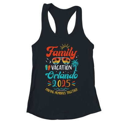 Family Vacation 2025 Orlando Matching Summer Vacation Shirt & Tank Top | siriusteestore