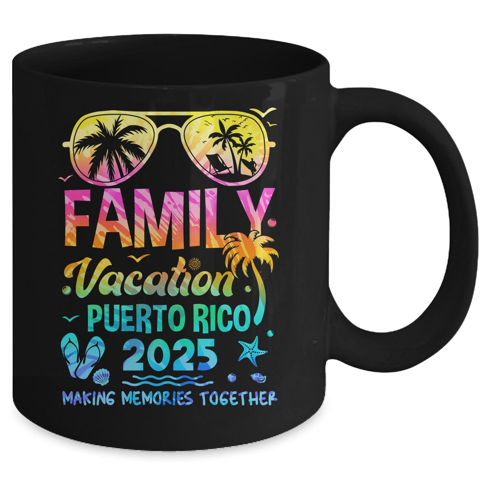 Family Vacation 2025 Puerto Rico Matching Memories Together Mug | siriusteestore