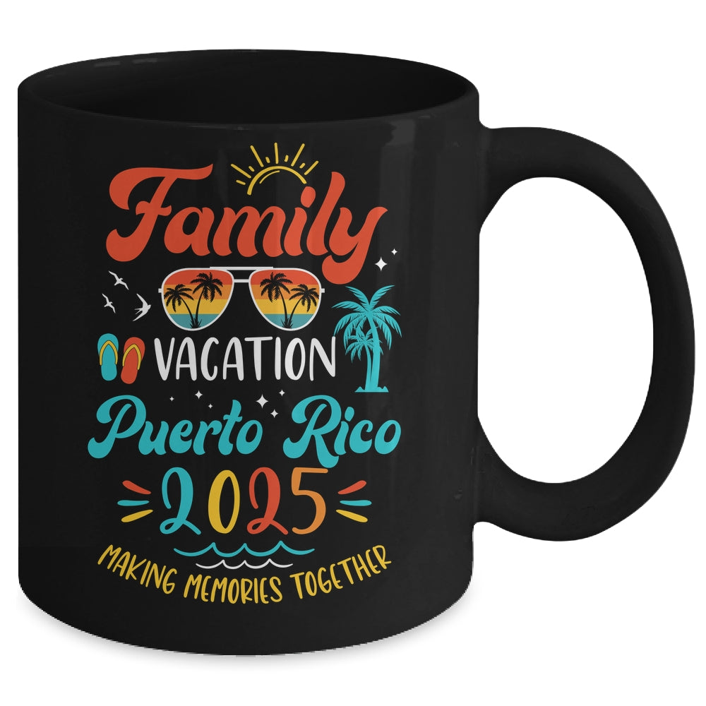 Family Vacation 2025 Puerto Rico Matching Summer Vacation Mug | siriusteestore