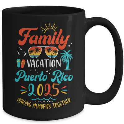 Family Vacation 2025 Puerto Rico Matching Summer Vacation Mug | siriusteestore
