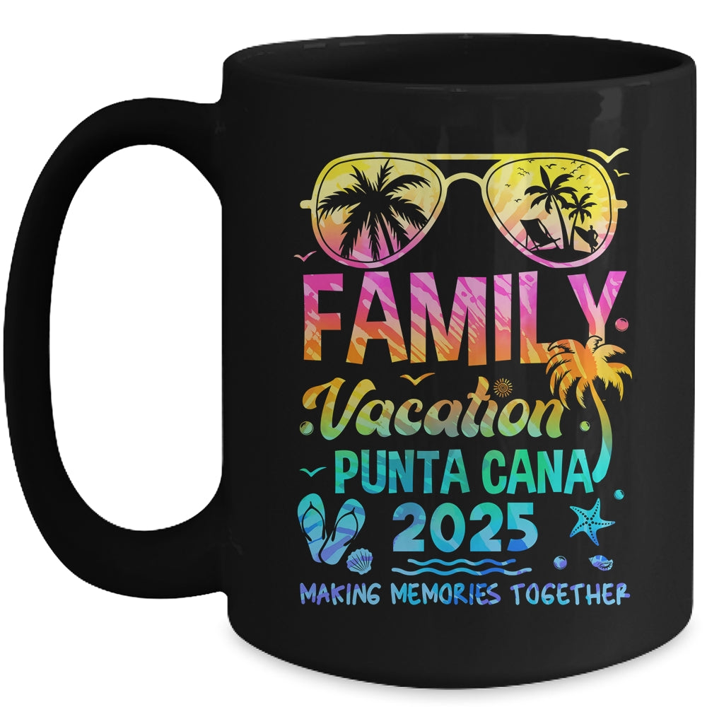 Family Vacation 2025 Punta Cana Matching Memories Together Mug | siriusteestore
