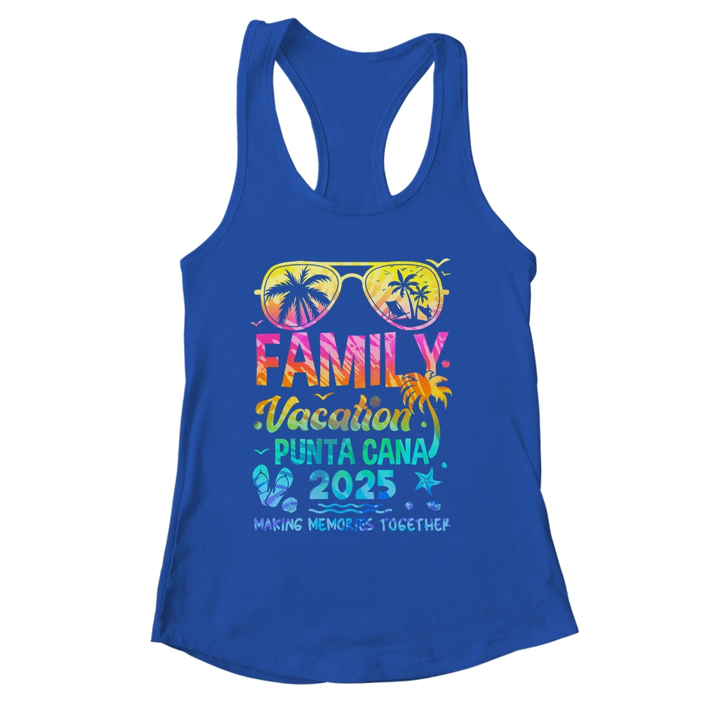 Family Vacation 2025 Punta Cana Matching Memories Together Shirt & Tank Top | siriusteestore