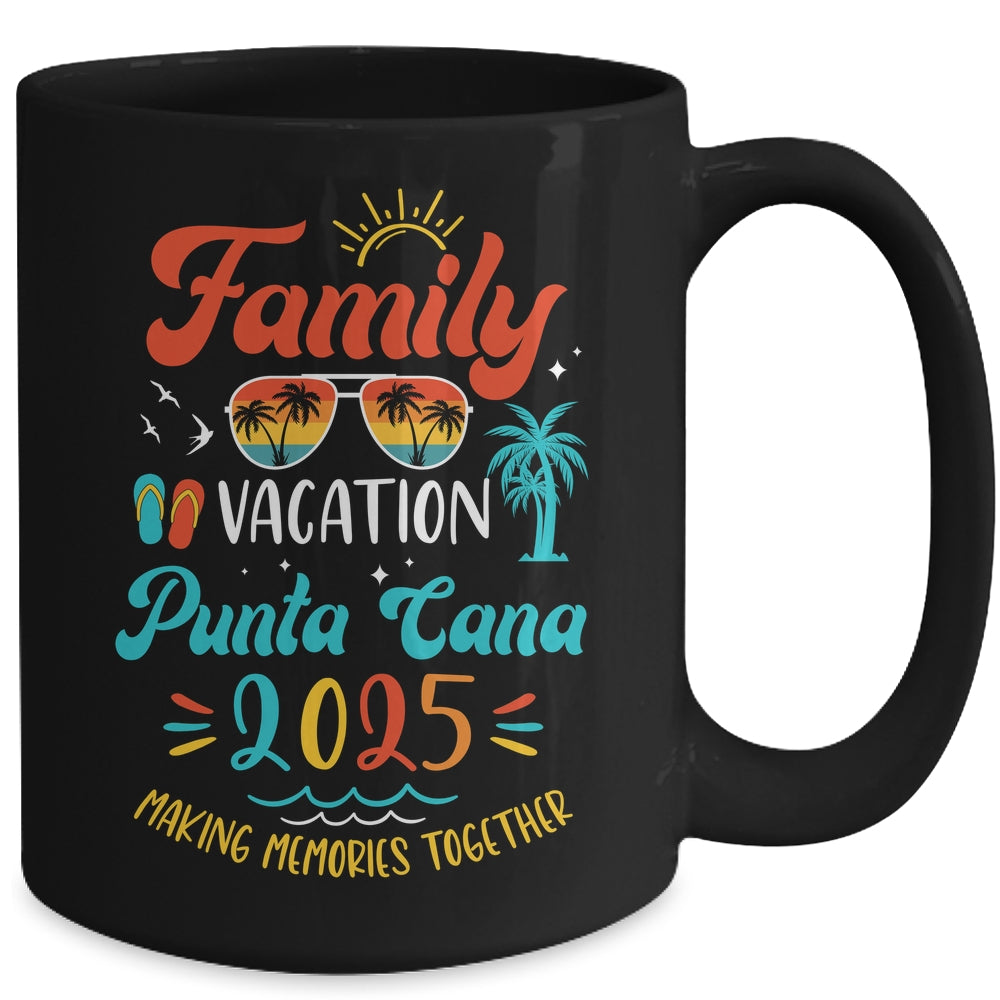 Family Vacation 2025 Punta Cana Matching Summer Vacation Mug | siriusteestore