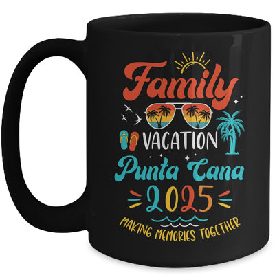 Family Vacation 2025 Punta Cana Matching Summer Vacation Mug | siriusteestore