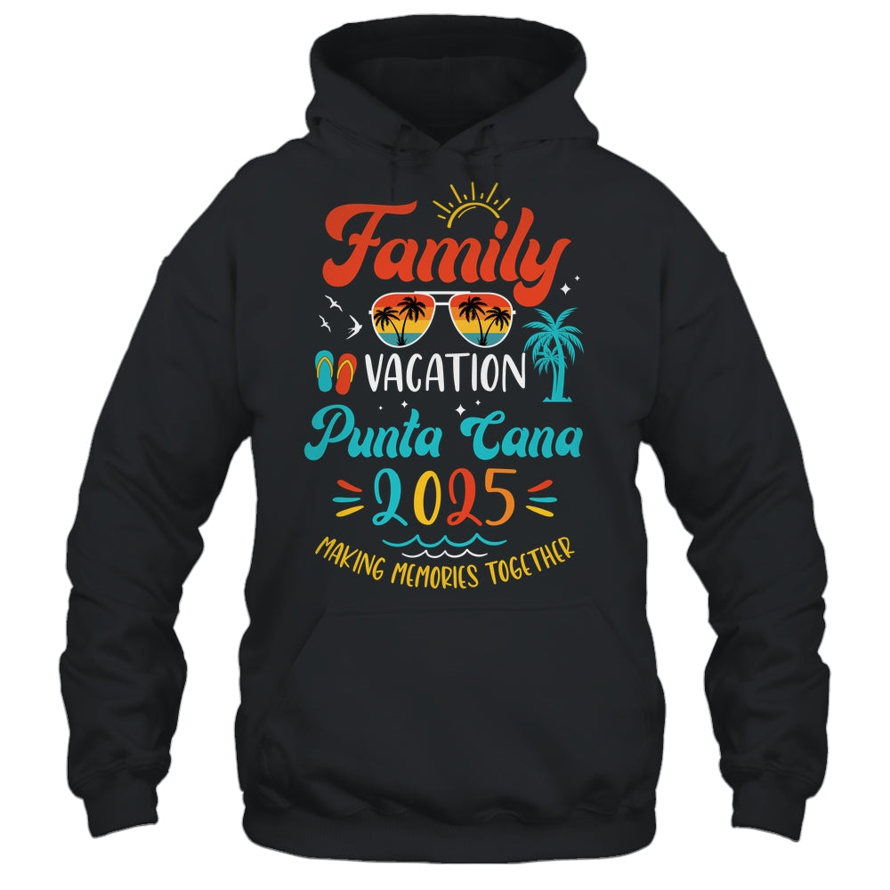 Family Vacation 2025 Punta Cana Matching Summer Vacation Shirt & Tank Top | siriusteestore