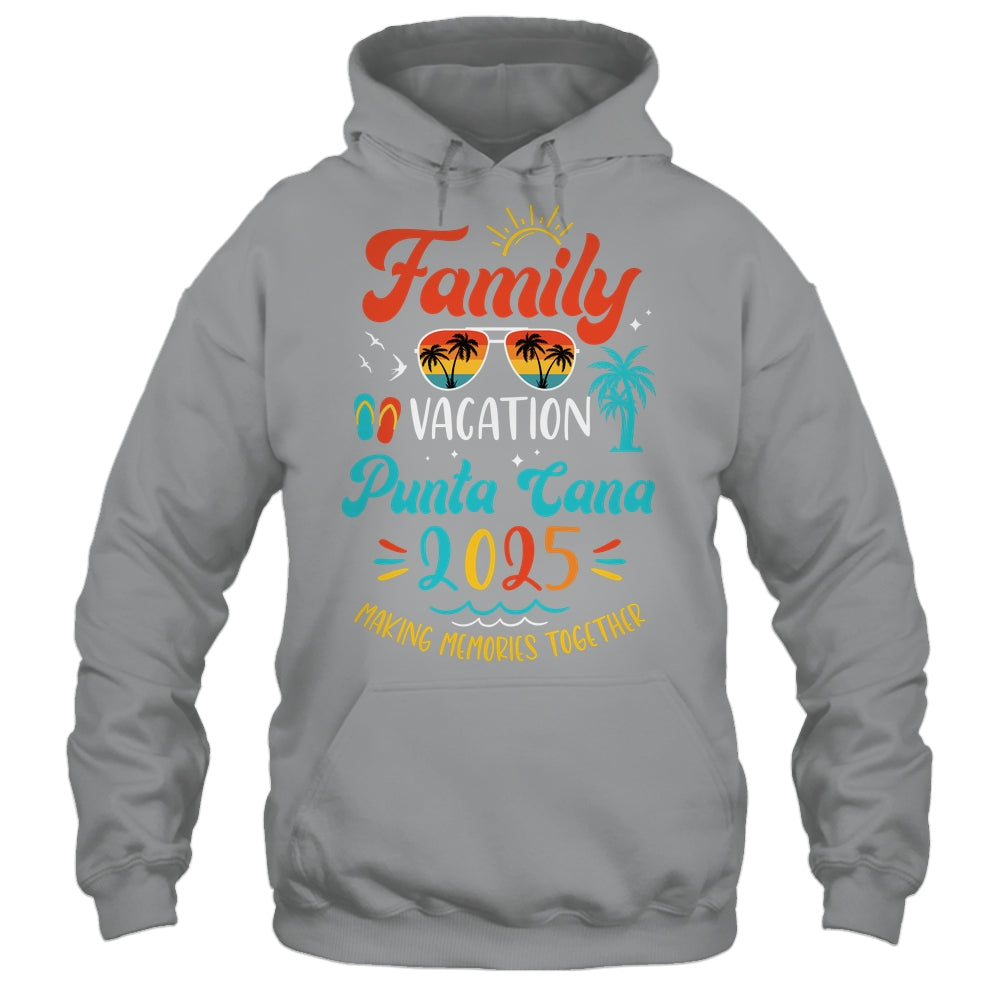 Family Vacation 2025 Punta Cana Matching Summer Vacation Shirt & Tank Top | siriusteestore