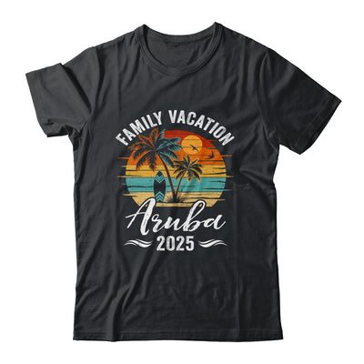 Family Vacation 2025 Vintage Aruba Summer Matching Trip Shirt & Tank Top | siriusteestore