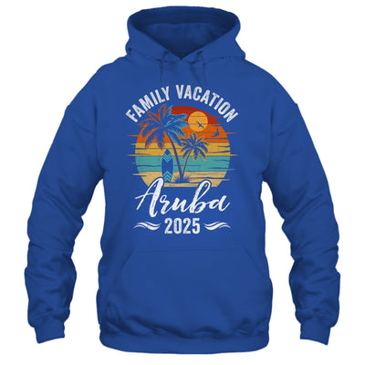 Family Vacation 2025 Vintage Aruba Summer Matching Trip Shirt & Tank Top | siriusteestore