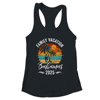 Family Vacation 2025 Vintage Bahamas Summer Matching Trip Shirt & Tank Top | siriusteestore