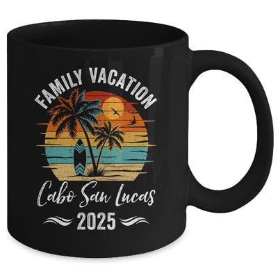 Family Vacation 2025 Vintage Cabo San Lucas Summer Matching Trip Mug | siriusteestore