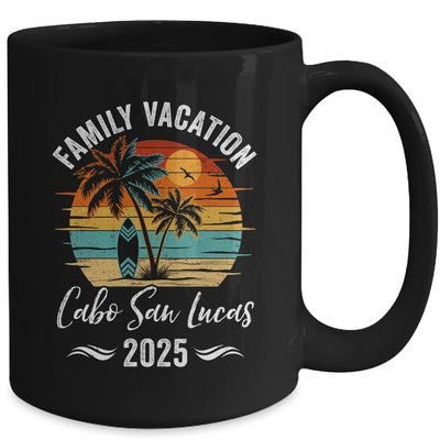 Family Vacation 2025 Vintage Cabo San Lucas Summer Matching Trip Mug | siriusteestore