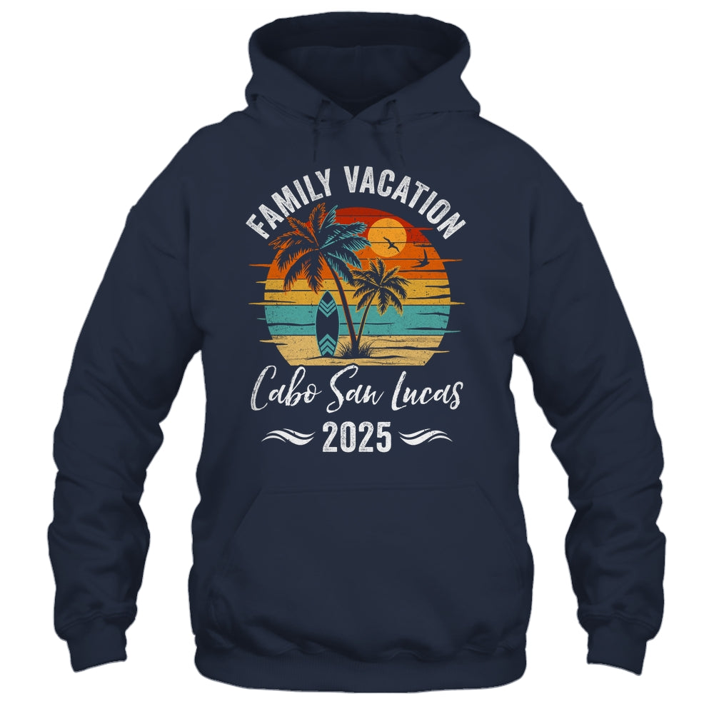 Family Vacation 2025 Vintage Cabo San Lucas Summer Matching Trip Shirt & Tank Top | siriusteestore