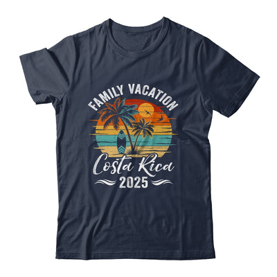 Family Vacation 2025 Vintage Costa Rica Summer Matching Trip Shirt & Tank Top | siriusteestore