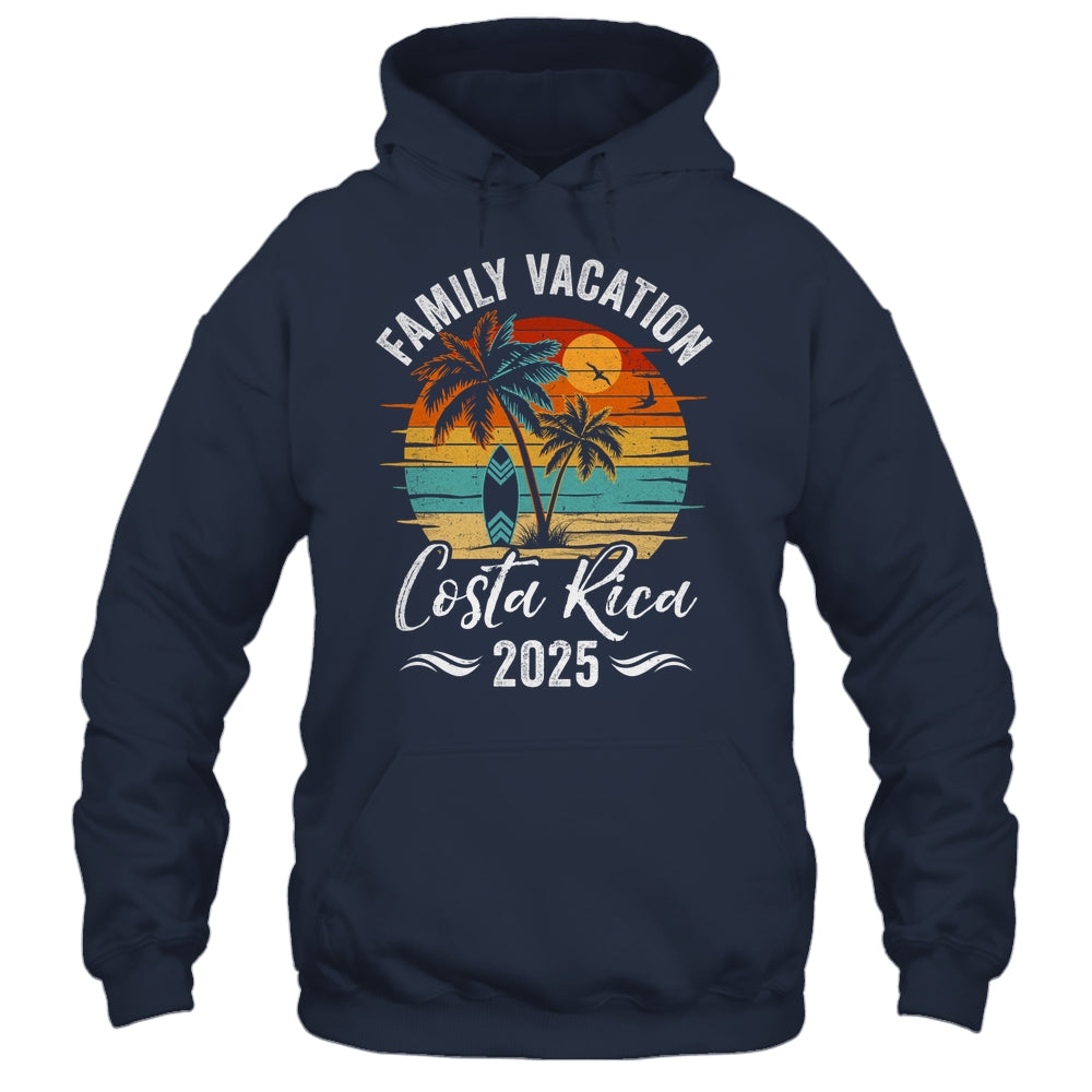 Family Vacation 2025 Vintage Costa Rica Summer Matching Trip Shirt & Tank Top | siriusteestore