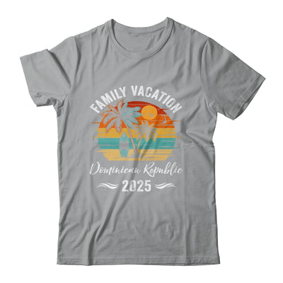 Family Vacation 2025 Vintage Dominican Republic Summer Matching Trip Shirt & Tank Top | siriusteestore