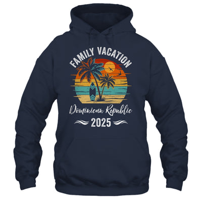 Family Vacation 2025 Vintage Dominican Republic Summer Matching Trip Shirt & Tank Top | siriusteestore