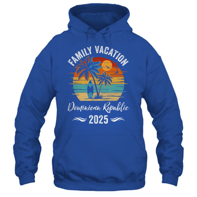 Family Vacation 2025 Vintage Dominican Republic Summer Matching Trip Shirt & Tank Top | siriusteestore