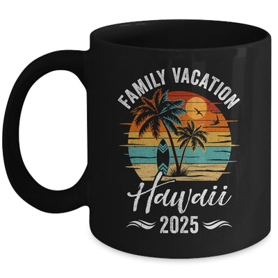 Family Vacation 2025 Vintage Hawaii Summer Matching Trip Mug | siriusteestore