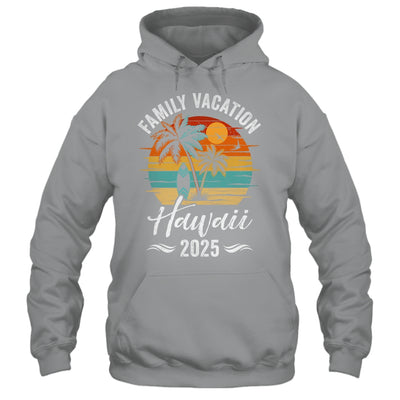 Family Vacation 2025 Vintage Hawaii Summer Matching Trip Shirt & Tank Top | siriusteestore