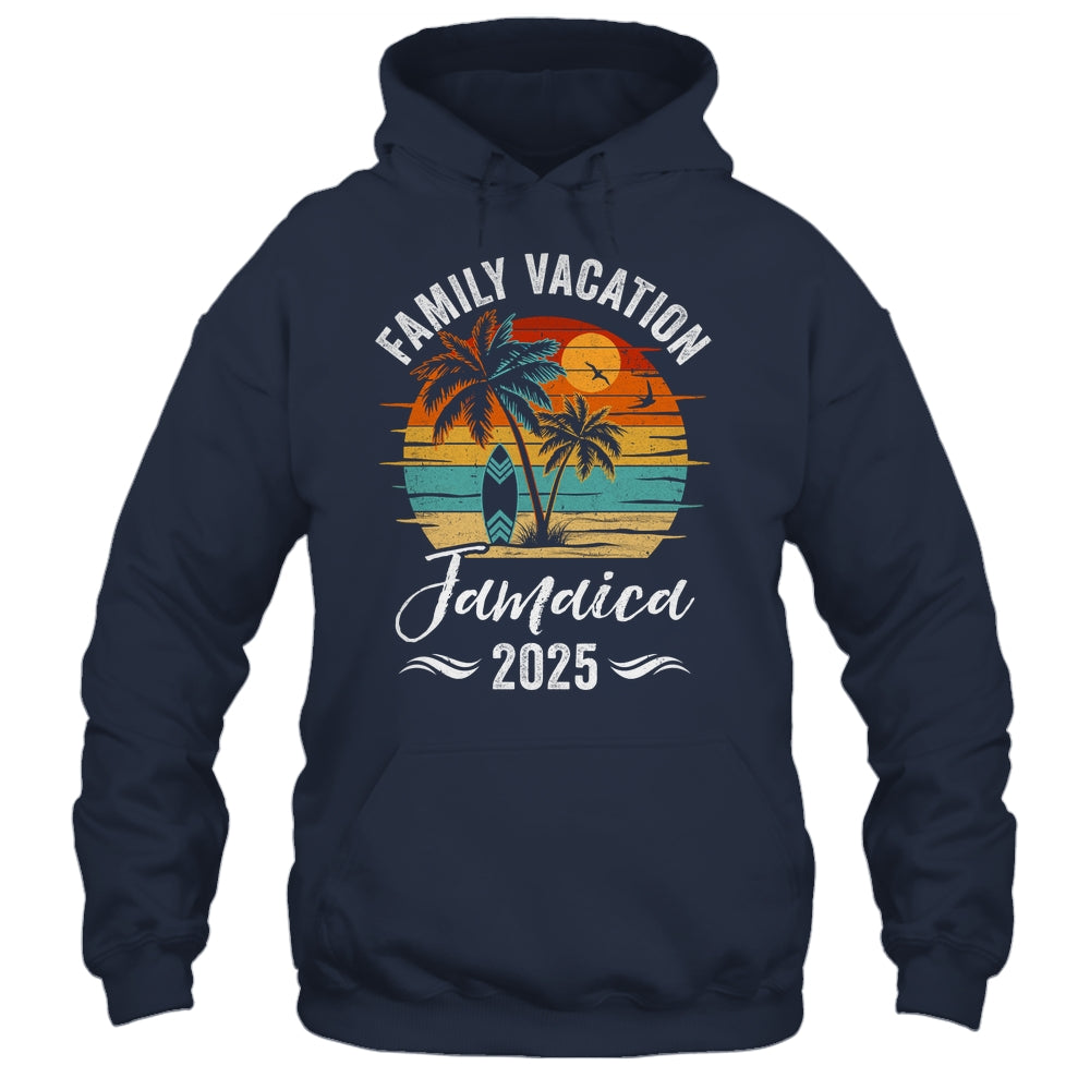 Family Vacation 2025 Vintage Jamaica Summer Matching Trip Shirt & Tank Top | siriusteestore