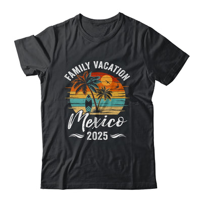 Family Vacation 2025 Vintage Mexico Summer Matching Trip Shirt & Tank Top | siriusteestore