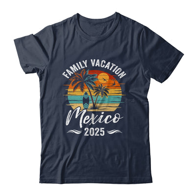 Family Vacation 2025 Vintage Mexico Summer Matching Trip Shirt & Tank Top | siriusteestore
