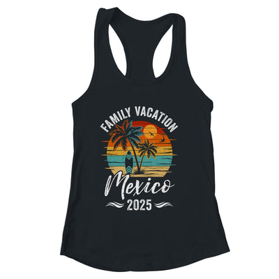 Family Vacation 2025 Vintage Mexico Summer Matching Trip Shirt & Tank Top | siriusteestore
