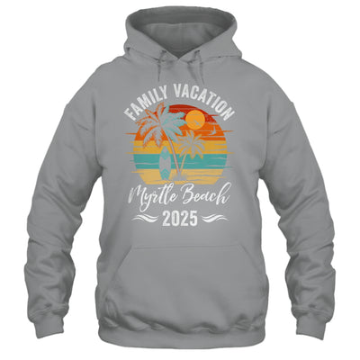 Family Vacation 2025 Vintage Myrtle Beach Summer Matching Trip Shirt & Tank Top | siriusteestore