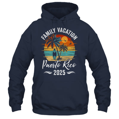 Family Vacation 2025 Vintage Puerto Rico Summer Matching Trip Shirt & Tank Top | siriusteestore