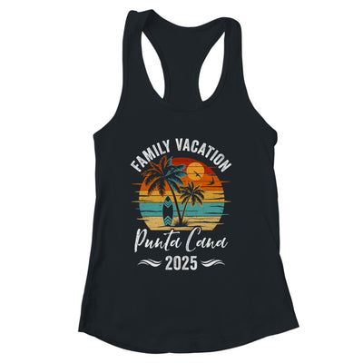 Family Vacation 2025 Vintage Punta Cana Summer Matching Trip Shirt & Tank Top | siriusteestore