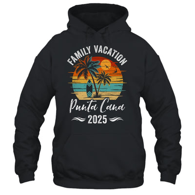 Family Vacation 2025 Vintage Punta Cana Summer Matching Trip Shirt & Tank Top | siriusteestore