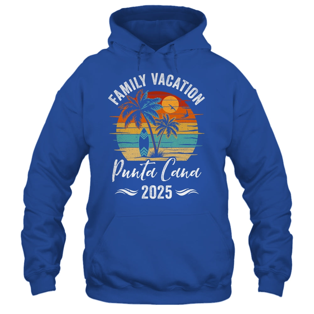 Family Vacation 2025 Vintage Punta Cana Summer Matching Trip Shirt & Tank Top | siriusteestore