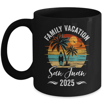 Family Vacation 2025 Vintage San Juan Summer Matching Trip Mug | siriusteestore