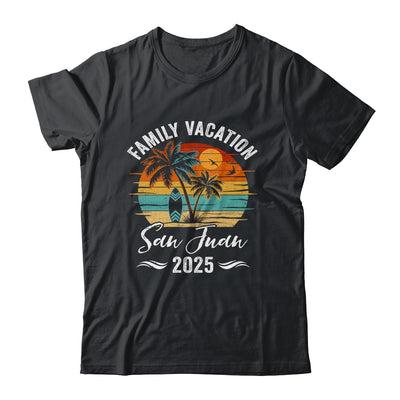 Family Vacation 2025 Vintage San Juan Summer Matching Trip Shirt & Tank Top | siriusteestore