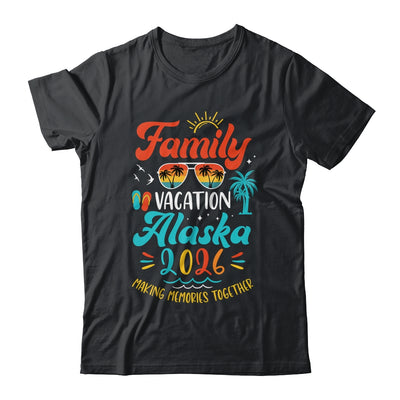 Family Vacation 2026 Alaska Matching Summer Vacation Shirt & Tank Top | siriusteestore