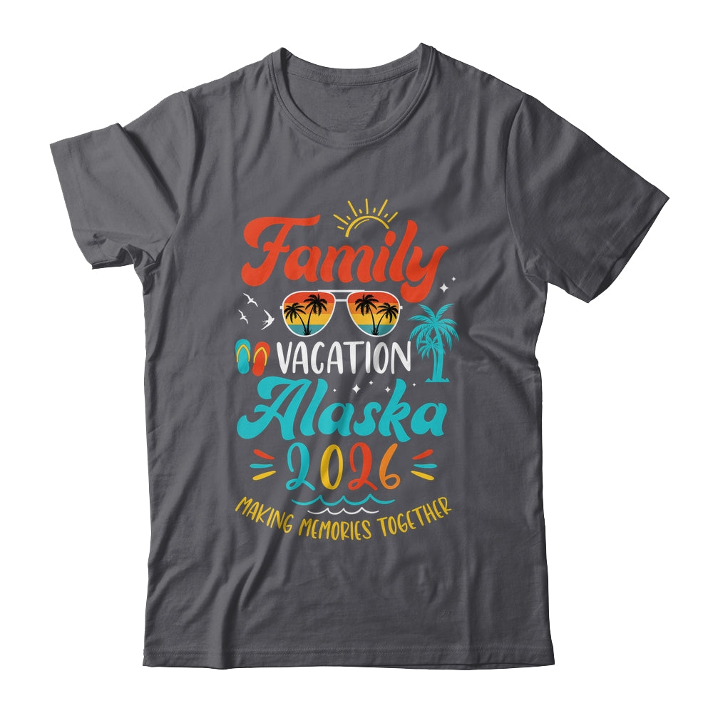 Family Vacation 2026 Alaska Matching Summer Vacation Shirt & Tank Top | siriusteestore