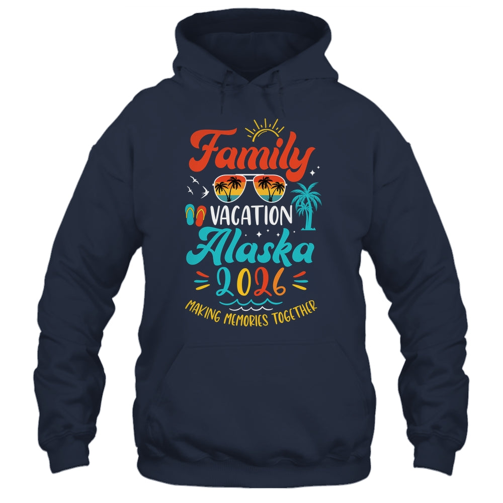Family Vacation 2026 Alaska Matching Summer Vacation Shirt & Tank Top | siriusteestore