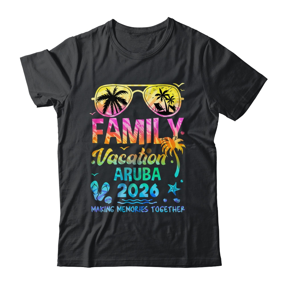 Family Vacation 2026 Aruba Matching Memories Together Shirt & Tank Top | siriusteestore