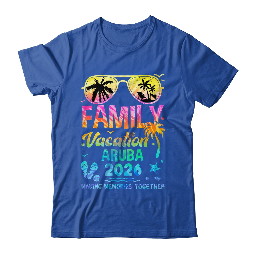 Family Vacation 2026 Aruba Matching Memories Together Shirt & Tank Top | siriusteestore