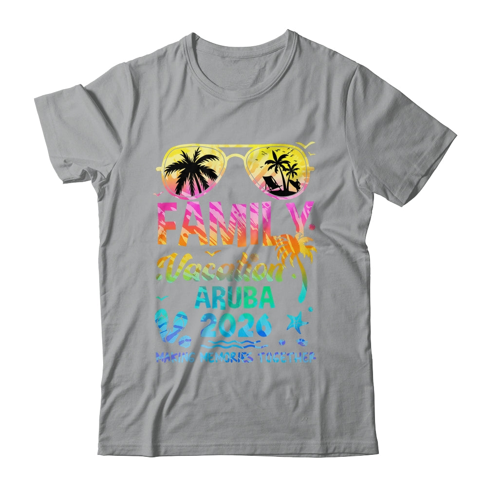Family Vacation 2026 Aruba Matching Memories Together Shirt & Tank Top | siriusteestore