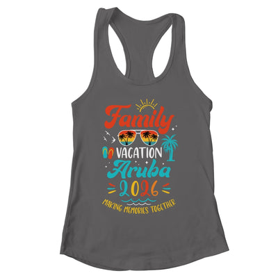 Family Vacation 2026 Aruba Matching Summer Vacation Shirt & Tank Top | siriusteestore