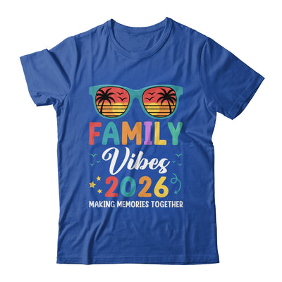 Family Vacation 2026 Beach Matching Summer Family Vibes Shirt & Tank Top | siriusteestore