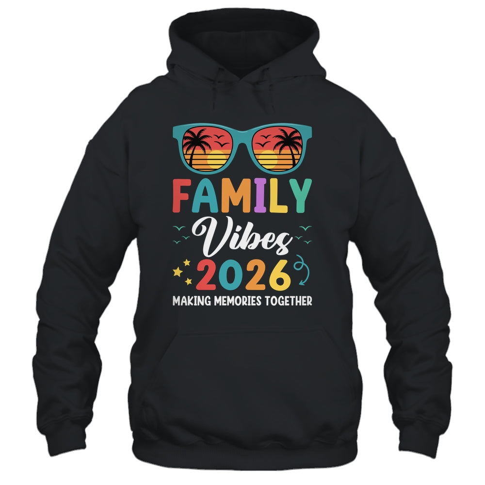 Family Vacation 2026 Beach Matching Summer Family Vibes Shirt & Tank Top | siriusteestore