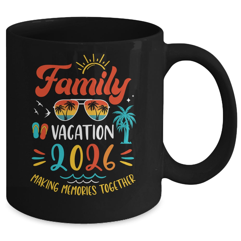 Family Vacation 2026 Beach Matching Summer Vacation 2026 Mug | siriusteestore