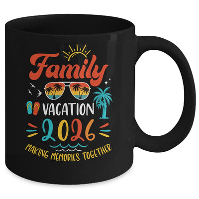 Family Vacation 2026 Beach Matching Summer Vacation 2026 Mug | siriusteestore