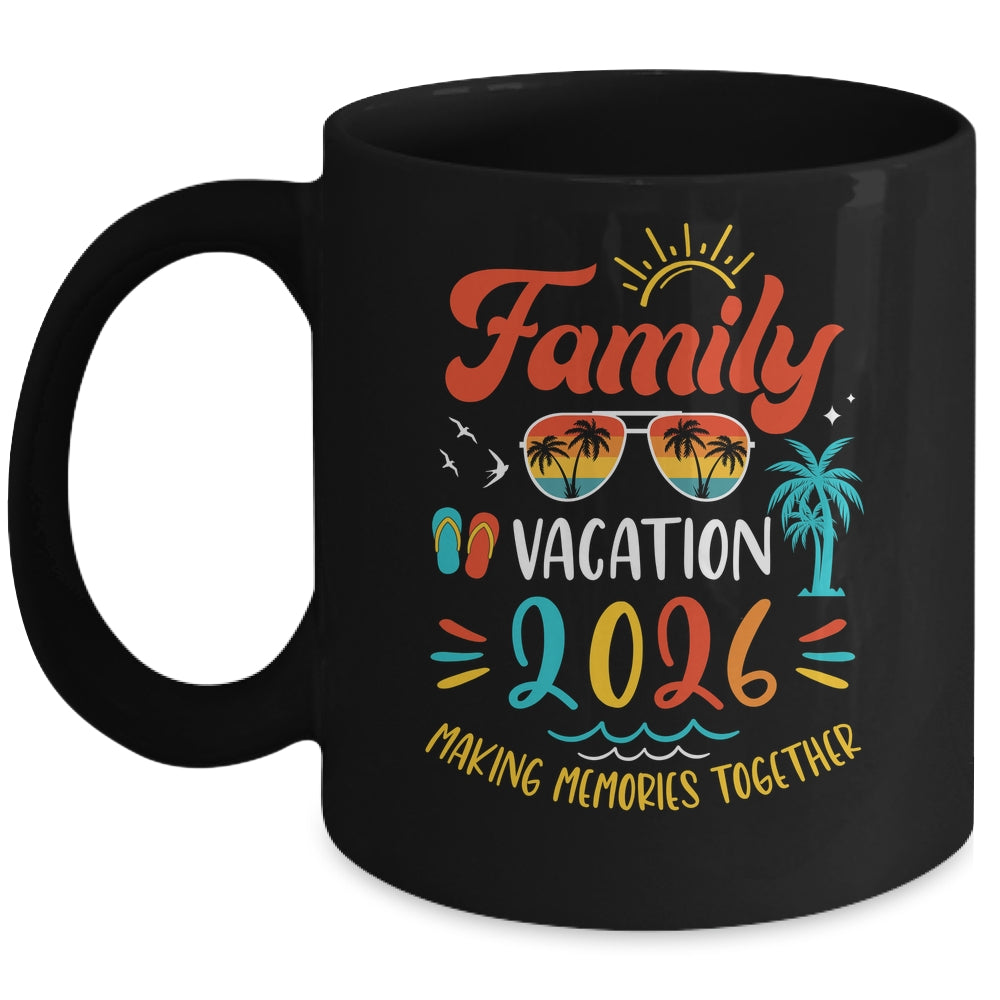 Family Vacation 2026 Beach Matching Summer Vacation 2026 Mug | siriusteestore