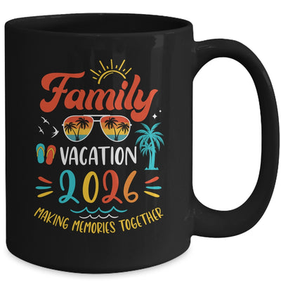 Family Vacation 2026 Beach Matching Summer Vacation 2026 Mug | siriusteestore