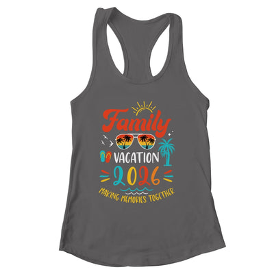 Family Vacation 2026 Beach Matching Summer Vacation 2026 Shirt & Tank Top | siriusteestore